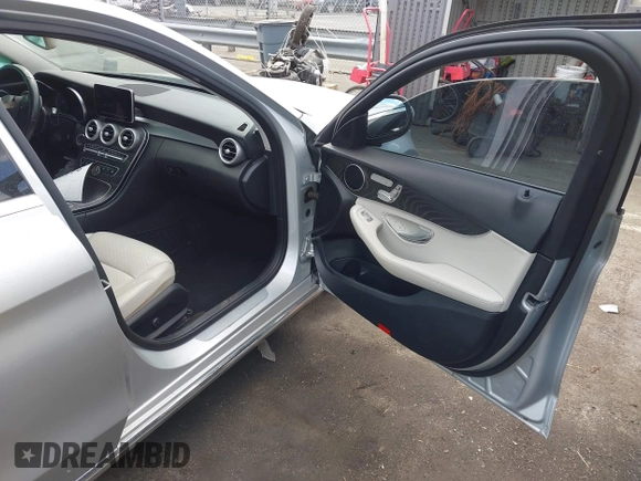 2017 Mercedes-Benz C 300 with VIN WDDWF4JB0HR221658, listed as a IAAI auction lot 40608119 with Not Provided miles and . Bid and sale history available at carsss.com. Image 5.