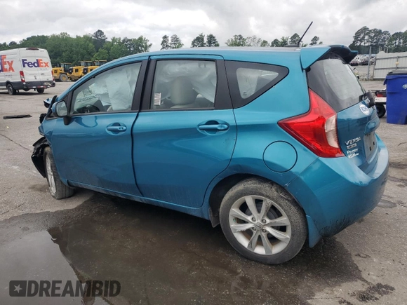 2014 Nissan Note S Plus with VIN 3N1CE2CP5EL388276, listed as a Copart auction lot 58874245 with 41,357 mi miles and Salvage title. Bid and sale history available at DreamBid. Image 2.