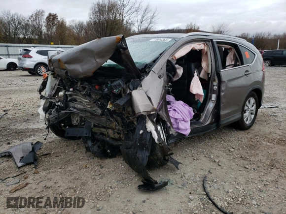 2013 Honda CR-V EX-L with VIN 5J6RM3H77DL036698, listed as a Copart auction lot 65883624 with Not Provided miles and Salvage Title. Bid and sale history available at DreamBid. Image 1.