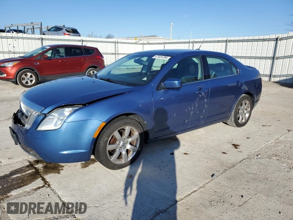 2010 Mercury Milan Premier with VIN 3MEHM0CG2AR632028, listed as a Copart auction lot 47424704 with 90,538 mi miles and Salvage Title. Bid and sale history available at carsss.com. Image 1.