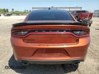 2022 Dodge Charger R/T with VIN 2C3CDXCT4NH198377, listed as a Copart auction lot 52013875 with 25,500 mi miles and Salvage Title. Bid and sale history available at DreamBid. Image 6.