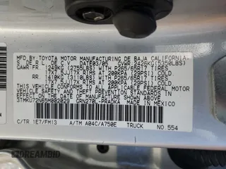2005 Toyota Tacoma PreRunner with VIN 3TMKU72N65M002029, listed as a Copart auction lot 50194495 with 137,839 mi miles and Salvage Title. Bid and sale history available at carsss.com. Image 12.