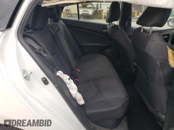 2021 Toyota Prius LE z VIN JTDKAMFP9M3196770, wystawiony jako Copart lot #54309555 z przebiegiem 21 948 mil mil oraz Szkoda całkowita • Salvage title. Historia ofert i sprzedaży dostępna na DreamBid. Obrazek 10.