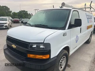 2021 Chevrolet Express Cargo with VIN 1GCWGBFP6M1146912, listed as a IAAI auction lot 42621027 with 118,016 mi miles and . Bid and sale history available at DreamBid. Image 1.