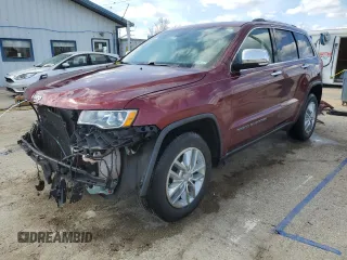 2017 Jeep Grand Cherokee Limited with VIN 1C4RJFBG1HC948855, listed as a Copart auction lot 50422435 with 60,612 mi miles and Salvage Title. Bid and sale history available at carsss.com. Image 1.