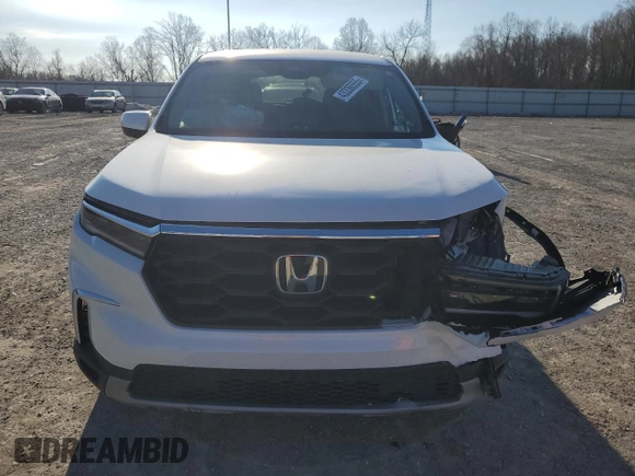 2025 Honda Pilot EX-L with VIN 5FNYG1H49SB016651, listed as a Copart auction lot 43336555 with 0 mi miles and Salvage Title. Bid and sale history available at carsss.com. Image 5.