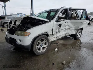 2005 BMW X5 3.0i with VIN 5UXFA13555LU48954, listed as a Copart auction lot 49348105 with 149,799 mi miles and Salvage Title. Bid and sale history available at carsss.com. Image 1.