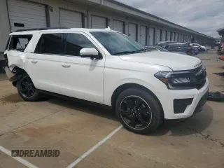 2024 Ford Expedition Max Limited with VIN 1FMJK2A82REB10168, listed as a Copart auction lot 57989075 with 9,211 mi miles and Salvage title. Bid and sale history available at DreamBid. Image 4.
