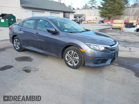 2017 Honda Civic Sedan LX with VIN 19XFC2F63HE222639, listed as a IAAI auction lot 41698385 with 134,708 mi miles. Bid and sale history available at carsss.com. Image 1.