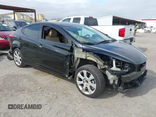 2013 Hyundai Elantra GLS with VIN KMHDH4AE6DU888453, listed as a IAAI auction lot 42028297 with 58,760 mi miles and . Bid and sale history available at DreamBid. Image 1.
