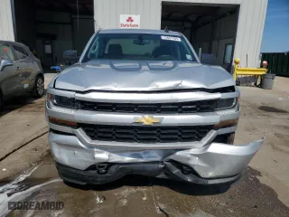 2018 Chevrolet Silverado 1500 Custom with VIN 1GCRCPEH9JZ117059, listed as a Copart auction lot 72657784 with 65,585 mi miles and Salvage Title. Bid and sale history available at carsss.com. Image 5.