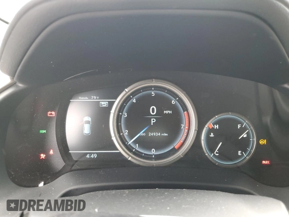 2021 Lexus RX 350 F Sport with VIN 2T2SZMDA3MC261607, listed as a Copart auction lot 72253074 with 24,934 mi miles and Salvage title. Bid and sale history available at DreamBid. Image 9.