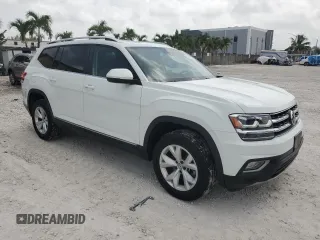 2018 Volkswagen Atlas SEL with VIN 1V2MR2CA1JC593521, listed as a Copart auction lot 63039695 with 30,856 mi miles and Salvage title. Bid and sale history available at DreamBid. Image 4.