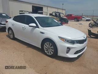 2018 Kia Optima LX z VIN 5XXGT4L31JG234618, wystawiony jako IAAI lot #42126375 z przebiegiem 111 540 mil mil oraz . Historia ofert i sprzedaży dostępna na DreamBid. Obrazek 1.