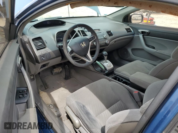 2010 Honda Civic Cpe LX with VIN 2HGFG1B64AH516132, listed as a Copart auction lot 54986145 with 110,094 mi miles and Clean Title. Bid and sale history available at carsss.com. Image 8.