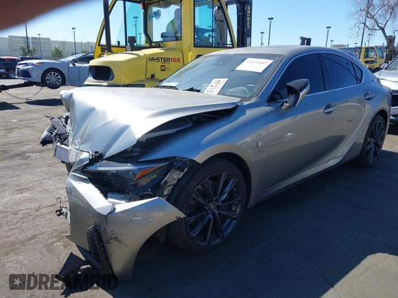 2022 Lexus IS 350 F Sport z VIN JTHGZ1B21N5049662, wystawiony jako IAAI lot #41621007 z przebiegiem 39 045 mil mil oraz . Historia ofert i sprzedaży dostępna na DreamBid. Obrazek 2.