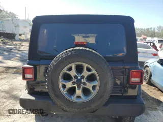 2020 Jeep Wrangler Unlimited Willys with VIN 1C4HJXDG8LW250300, listed as a Copart auction lot 83543074 with 36,347 mi miles and Salvage title. Bid and sale history available at DreamBid. Image 6.