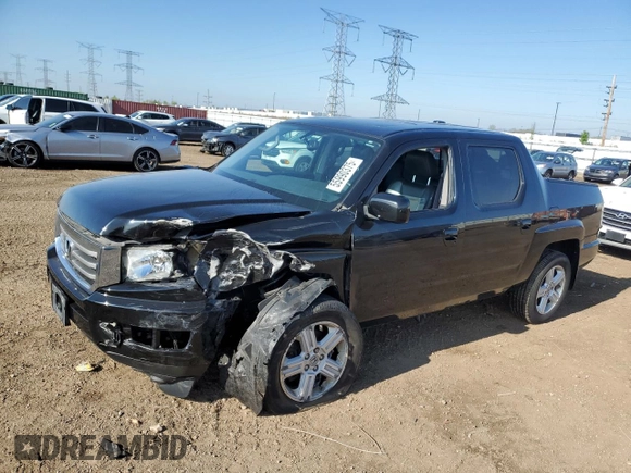 2013 Honda Ridgeline RTL z VIN 5FPYK1F52DB004376, wystawiony jako Copart lot #55990375 z przebiegiem 127 762 mil mil oraz Szkoda całkowita • Salvage title. Historia ofert i sprzedaży dostępna na DreamBid. Obrazek 1.