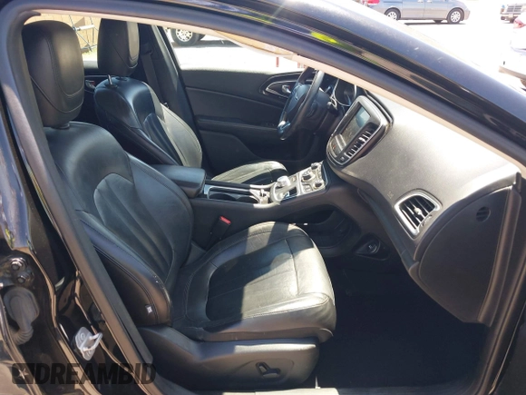 2015 Chrysler 200 C with VIN 1C3CCCCB0FN501215, listed as a IAAI auction lot 42109005 with 125,896 mi miles. Bid and sale history available at carsss.com. Image 5.