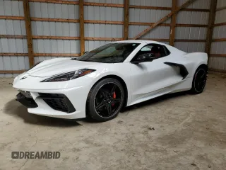 2023 Chevrolet Corvette 2LT with VIN 1G1YB3D48P5124129, listed as a Copart auction lot 44167625 with 2,487 mi miles and Non Repairable. Bid and sale history available at carsss.com. Image 1.
