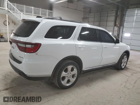 2015 Dodge Durango Limited with VIN 1C4RDJDG7FC696033, listed as a Copart auction lot 53987275 with 134,921 mi miles and Salvage title. Bid and sale history available at DreamBid. Image 3.