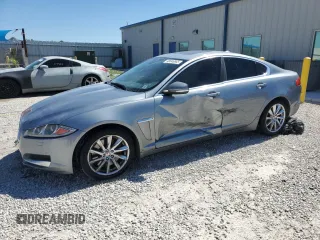 2015 Jaguar XF I4 T Premium with VIN SAJWA0FS8FPU65630, listed as a Copart auction lot 48046665 with 0 mi miles and Salvage Title. Bid and sale history available at carsss.com. Image 1.