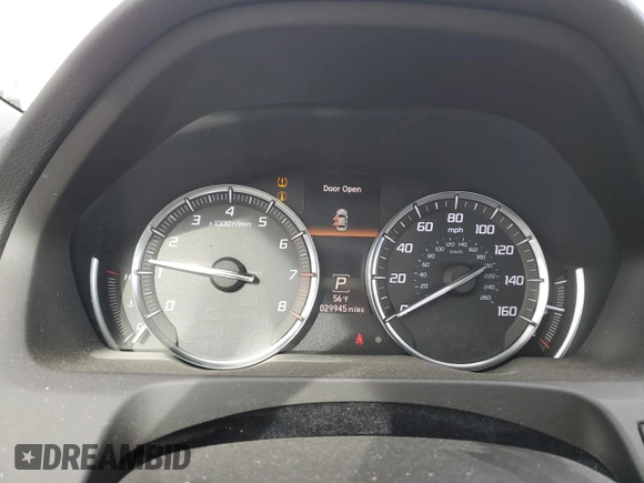 2019 Acura TLX w/Technology Pkg with VIN 19UUB1F50KA003788, listed as a Copart auction lot 80889444 with 29,945 mi miles and Salvage Title. Bid and sale history available at carsss.com. Image 9.