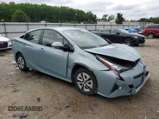 2017 Toyota Prius Two z VIN JTDKBRFU9H3566248, wystawiony jako Copart lot #56851065 z przebiegiem 66 409 mil mil oraz Szkoda całkowita • Salvage title. Historia ofert i sprzedaży dostępna na DreamBid. Obrazek 4.