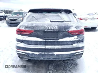 2021 Audi Q3 S line Premium Plus with VIN WA1EECF33M1091365, listed as a Copart auction lot 84910734 with 101,576 mi miles and Salvage Title. Bid and sale history available at carsss.com. Image 6.
