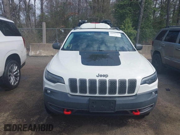 2019 Jeep Cherokee Trailhawk Elite with VIN 1C4PJMBX4KD207368, listed as a IAAI auction lot 41898251 with 49,847 mi miles. Bid and sale history available at carsss.com. Image 12.