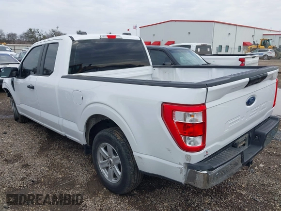 2023 Ford F-150 XL with VIN 1FTEX1CB3PKE18703, listed as a IAAI auction lot 41574200 with 38,077 mi miles and . Bid and sale history available at DreamBid. Image 3.