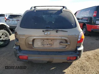 2003 Hyundai Santa Fe GLS with VIN KM8SC73D73U360575, listed as a Copart auction lot 42012085 with 193,755 mi miles and Salvage Title. Bid and sale history available at carsss.com. Image 6.