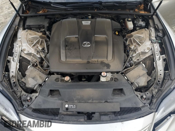 2021 Lexus LS 500 with VIN JTHD51FF2M5014610, listed as a Copart auction lot 73633494 with 91,444 mi miles and Salvage title. Bid and sale history available at DreamBid. Image 13.