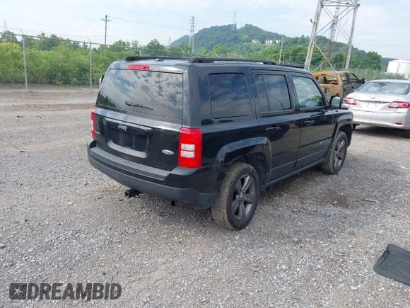 2015 Jeep Patriot High Altitude with VIN 1C4NJRFB9FD272192, listed as a IAAI auction lot 42621871 with 126,319 mi miles and . Bid and sale history available at DreamBid. Image 4.