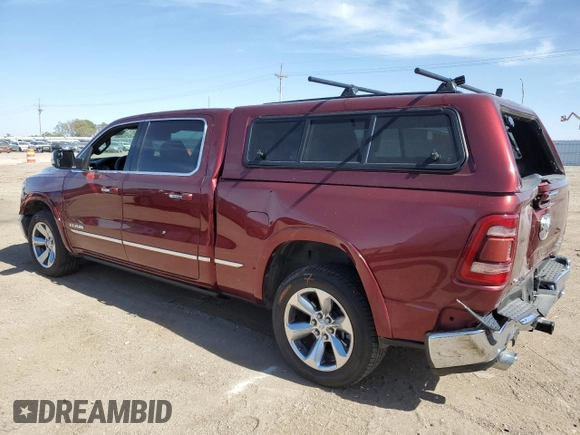 2019 Ram 1500 Limited with VIN 1C6SRFPT5KN652904, listed as a Copart auction lot 74026914 with 71,853 mi miles and Salvage title. Bid and sale history available at DreamBid. Image 2.