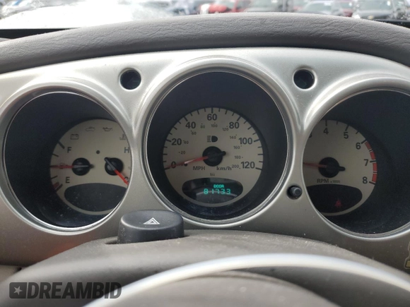 2001 Chrysler PT Cruiser with VIN 3C8FY4BB41T545193, listed as a Copart auction lot 81878474 with 81,733 mi miles and Clean Title. Bid and sale history available at DreamBid. Image 9.