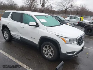 2018 GMC Acadia SLE with VIN 1GKKNKLA0JZ243075, listed as a IAAI auction lot 41474948 with 111,829 mi miles. Bid and sale history available at carsss.com. Image 1.