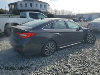 2016 Hyundai Sonata Sport with VIN 5NPE34AF5GH435360, listed as a Copart auction lot 48551875 with 164,036 mi miles and Salvage Title. Bid and sale history available at DreamBid. Image 3.