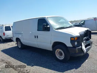 2010 Ford Econoline Cargo Commercial z VIN 1FTNE1EW1ADA91221, wystawiony jako IAAI lot #41306156 z przebiegiem 154 172 mil mil oraz . Historia ofert i sprzedaży dostępna na DreamBid. Obrazek 1.