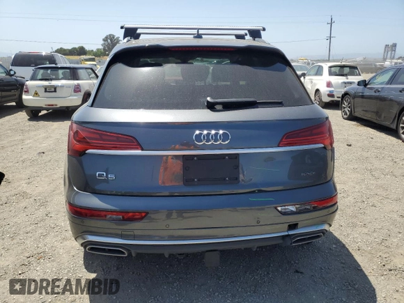 2023 Audi Q5 S line Premium Plus с VIN WA1EAAFY5P2009808, выставлен на аукционе Copart как лот 58793215 с пробегом 17 258 миль миль и Списание • Salvage title. История ставок и продаж доступна на DreamBid. Изображение 6.