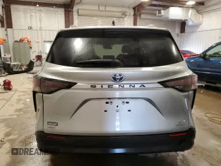 2023 Toyota Sienna XLE with VIN 5TDJSKFC3PS093292, listed as a Copart auction lot 81613604 with 0 mi miles and Salvage Title. Bid and sale history available at carsss.com. Image 6.