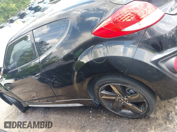 2013 Hyundai Veloster Turbo with VIN KMHTC6AE5DU143733, listed as a IAAI auction lot 42116317 with 116,155 mi miles and . Bid and sale history available at DreamBid. Image 14.