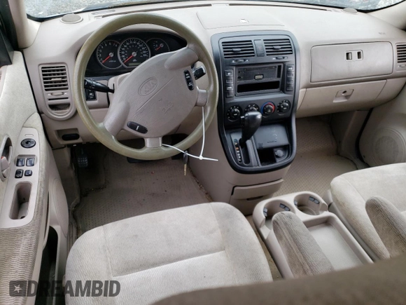 2004 Kia Sedona LX with VIN KNDUP131346544101, listed as a Copart auction lot 72207784 with 0 mi miles and Salvage Title. Bid and sale history available at carsss.com. Image 8.