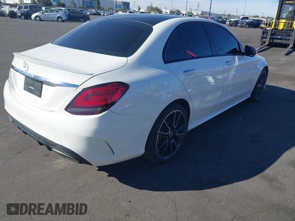 2019 Mercedes-Benz C 300 with VIN 55SWF8DB8KU294043, listed as a IAAI auction lot 41681040 with Not Provided miles and . Bid and sale history available at DreamBid. Image 4.