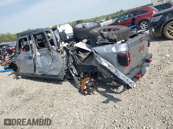 2020 Jeep Gladiator Rubicon z VIN 1C6JJTBG9LL135016, wystawiony jako Copart lot #52374035 z przebiegiem Nie podano mil oraz Szkoda całkowita • Salvage title. Historia ofert i sprzedaży dostępna na DreamBid. Obrazek 2.