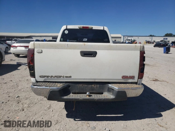 2005 GMC Canyon SL Z85 with VIN 1GTCS148858281468, listed as a Copart auction lot 74719814 with 0 mi miles and Salvage Title. Bid and sale history available at carsss.com. Image 6.
