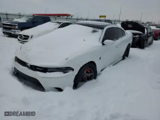 2017 Dodge Charger SRT Hellcat with VIN 2C3CDXL93HH522816, listed as a Copart auction lot 87491014 with 14,779 mi miles and Salvage Title. Bid and sale history available at carsss.com. Image 1.