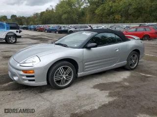 2004 Mitsubishi Eclipse GTS with VIN 4A3AE75H74E114581, listed as a Copart auction lot 72989344 with 29,479 mi miles and Salvage Title. Bid and sale history available at carsss.com. Image 1.