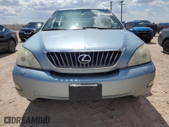 2008 Lexus RX 350 with VIN 2T2GK31U08C055489, listed as a Copart auction lot 55940315 with 239,013 mi miles and Salvage Title. Bid and sale history available at DreamBid. Image 5.