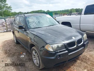2005 BMW X3 3.0i with VIN WBXPA934X5WD08446, listed as a IAAI auction lot 42122093 with 213,265 mi miles and . Bid and sale history available at DreamBid. Image 1.